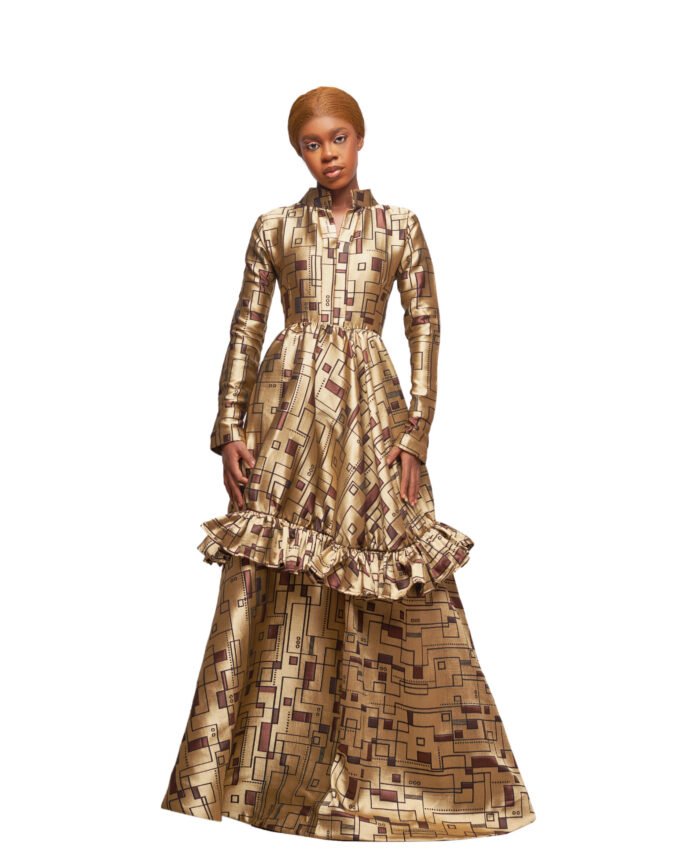 Geometric Maxi Dress