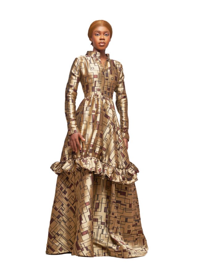 Geometric Maxi Dress