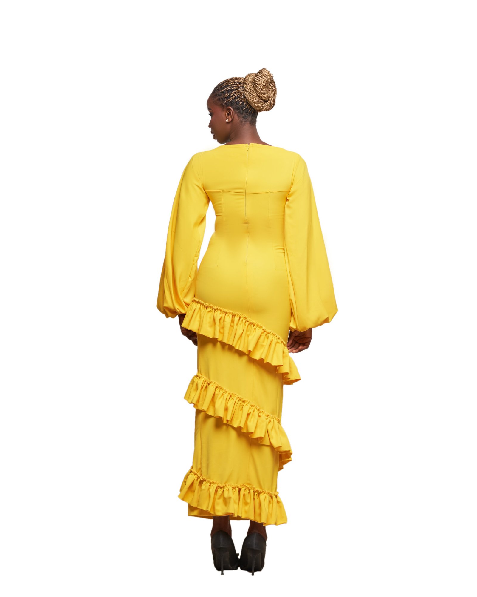 Ruffle Elegance Maxi Dress - Image 2