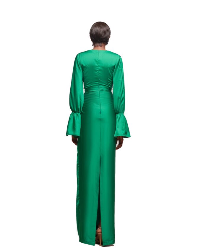 Emerald Grace Maxi Dress